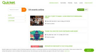 Events online | Quicket
