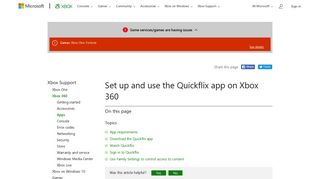 Set Up and Use the Quickflix App on Xbox 360 - Xbox Support