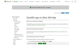 Troubleshoot Quickflix issues | Xbox 360 - Xbox Support