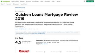 Quicken Loans Mortgage Review 2019 - NerdWallet