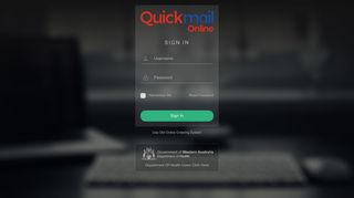 Quickmail Online Ordering System
