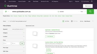www.quicksales.com.au | Gumtree Australia Free Local Classifieds