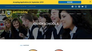 QuickSchools | Hudson College