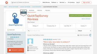 QuickTapSurvey Reviews 2018 | G2 Crowd