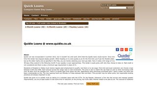 Quidie Loans @ www.quidie.co.uk | Quick Loans