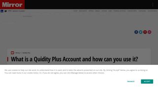 What is a Quidity Plus Account and how can you use it? - Mirror Online