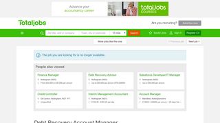 Recovery Manager|Account Manager|Debt Manager in Nottingham ...