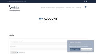 My Account - Quidos