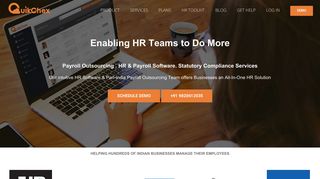 Quikchex: HR & Payroll Software | Payroll Outsourcing for India