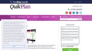 QuikPlan Mobile App | care - FindtheNeedle