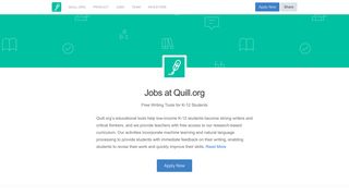Quill.org Jobs - AngelList