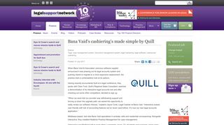 Bana Vaid's cashiering's made simple by Quill | Quill Pinpoint | Legal ...