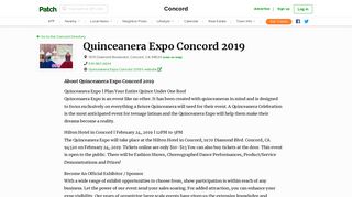 Quinceanera Expo Concord 2019 | Concord, CA Business Directory