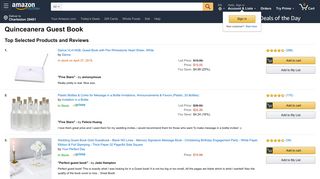 Quinceanera Guest Book: Amazon.com
