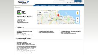 Quincy Auto Auction - Location | View | Independent Auctions