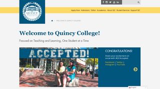 Welcome to Quincy College! | Quincy College