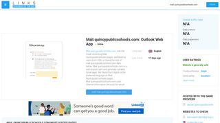 Visit Mail.quincypublicschools.com - Outlook Web App.