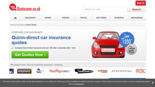Compare Quinn Direct Car Insurance Quotes - Quotezone