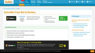 QuinnBet Free Bet & Review - OLBG.com