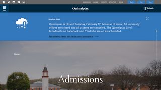 Admissions | Quinnipiac University