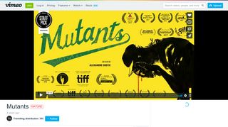 Mutants on Vimeo