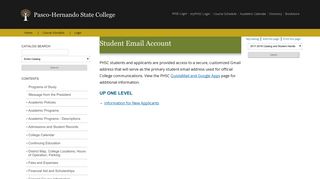 Pasco-Hernando State College - Student Email Account