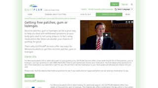 Learn how to get FREE patches, gum or lozenges | QUITPLAN ...