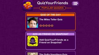 QuizYourFriends - Take Popular Quizzes