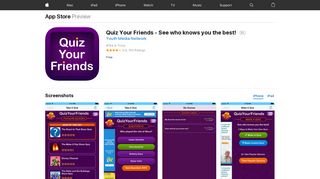 Quiz Your Friends - See who knows you the best! on the App Store