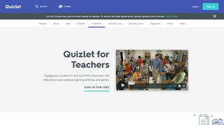 For Teachers | Quizlet