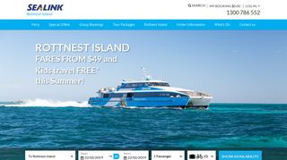 SeaLink Rottnest Island: Ferry services to Rottnest Island