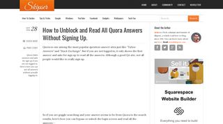 How to Unblock and Read All Quora Answers Without Signing Up