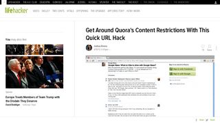 Get Around Quora's Content Restrictions With This Quick URL Hack