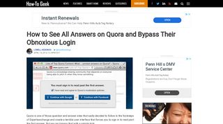 How to See All Answers on Quora and Bypass Their Obnoxious Login