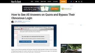 How to See All Answers on Quora and Bypass Their Obnoxious Login