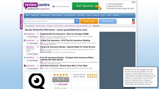Quote Detective - www.quotedetective.com Reviews at Review Centre