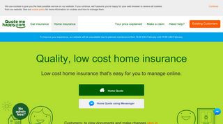 Cheap Home Insurance You Manage Online - Quotemehappy.com
