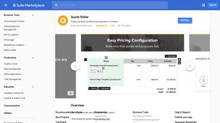 Quote Roller - G Suite Marketplace