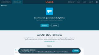 QuoteMedia | Quandl