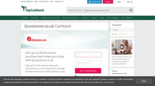 Quotezone.co.uk Discounts, Codes, Sales & Cashback - TopCashback