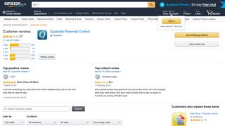 Amazon.co.uk:Customer reviews: Qustodio Parental Control