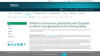 Telefónica announces partnership with Qustodio to deliver next ...