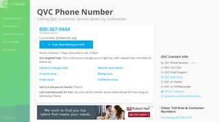 QVC Phone Number | Call Now & Skip the Wait - GetHuman