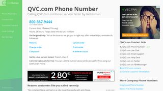 QVC.com Phone Number | Call Now & Shortcut to Rep - GetHuman