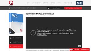Work Order Management Software - Q Ware CMMS