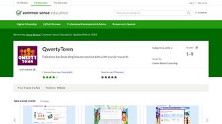 QwertyTown Review for Teachers | Common Sense Education