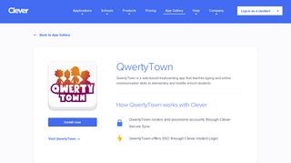 QwertyTown - Clever application gallery | Clever