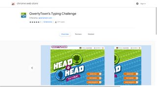 QwertyTown's Typing Challenge - Google Chrome