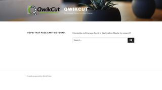 QwikCut » Game Film & Video & Analytics