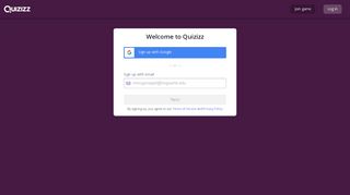 Sign up - Quizizz
